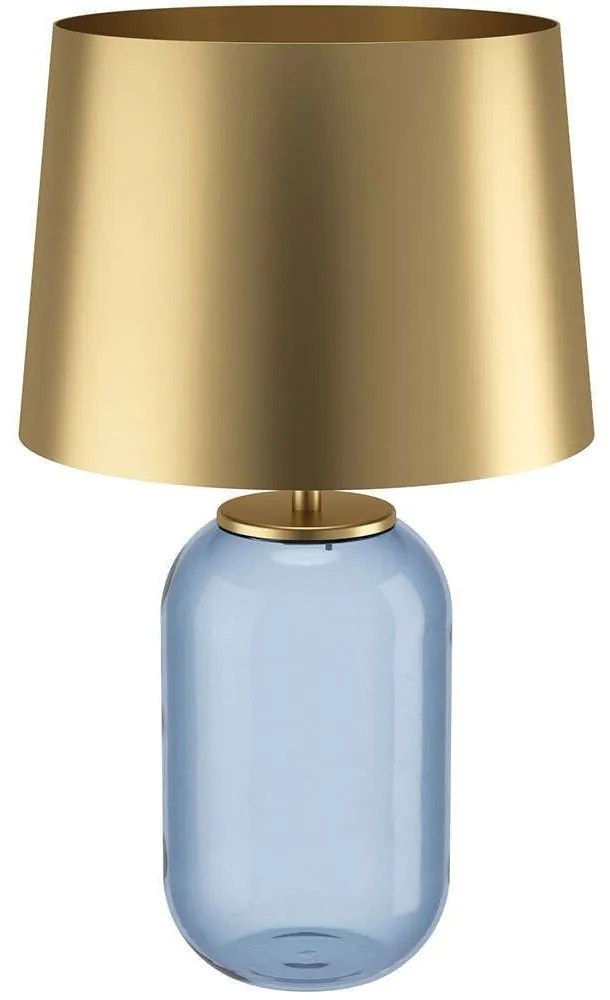 Φωτιστικό Επιτραπέζιο Cuite 390064 Φ35x60,5cm 1xE27 40W Petrol-Brass Eglo Steel,Glass