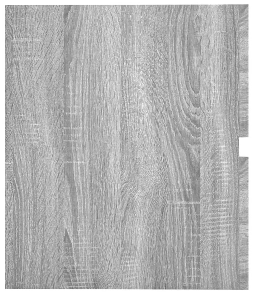 Ντουλάπι Νιπτήρα Grey Sonoma 41 x 38,5 x 45 εκ. Επεξεργ. Ξύλο - Γκρι