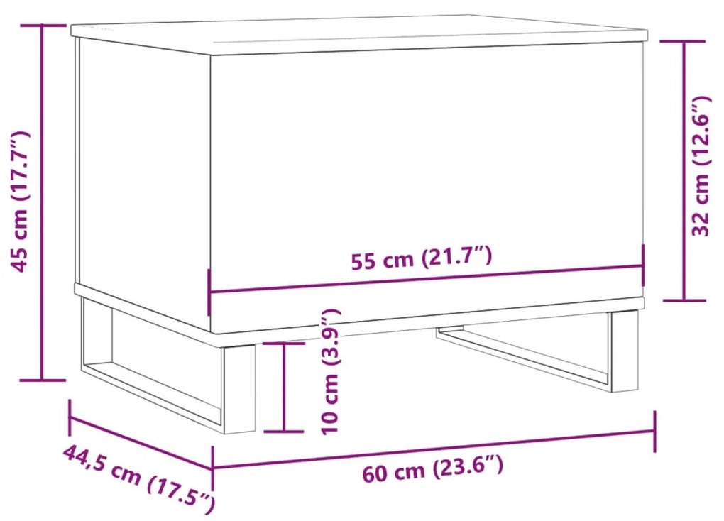 ΤΡΑΠΕΖΑΚΙ ΣΑΛΟΝΙΟΥ ΑΡΤΙΣΙΑΝΗ ΔΡΥΣ 60X44,5X45 ΕΚ. ΕΠΕΞ. ΞΥΛΟ 857441