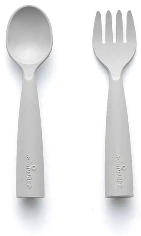 Κουτάλι + Πιρούνι (Σετ) Miniware Des 15 Γκρι