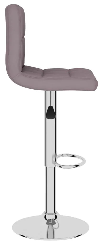 vidaXL Σκαμπό Μπαρ 2 τεμ. Χρώμα Taupe Υφασμάτινα