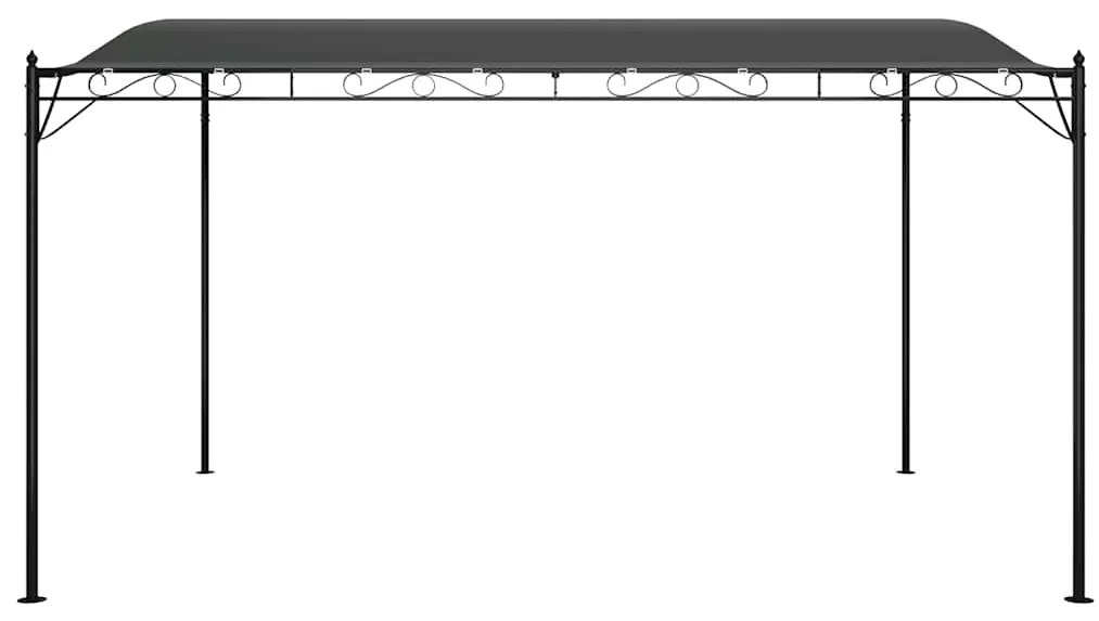 vidaXL Τέντα Ανθρακί 4 x 3 μ. 180 γρ./μ² από Ύφασμα και Ατσάλι
