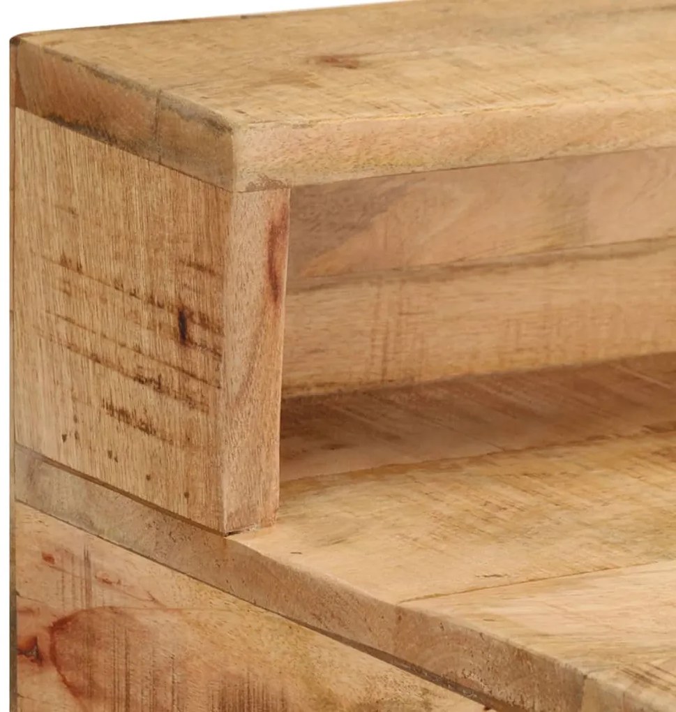 vidaXL Γραφείο 100 x 45 x 90 εκ. από Μασίφ Ακατέργαστο Ξύλο Μάνγκο