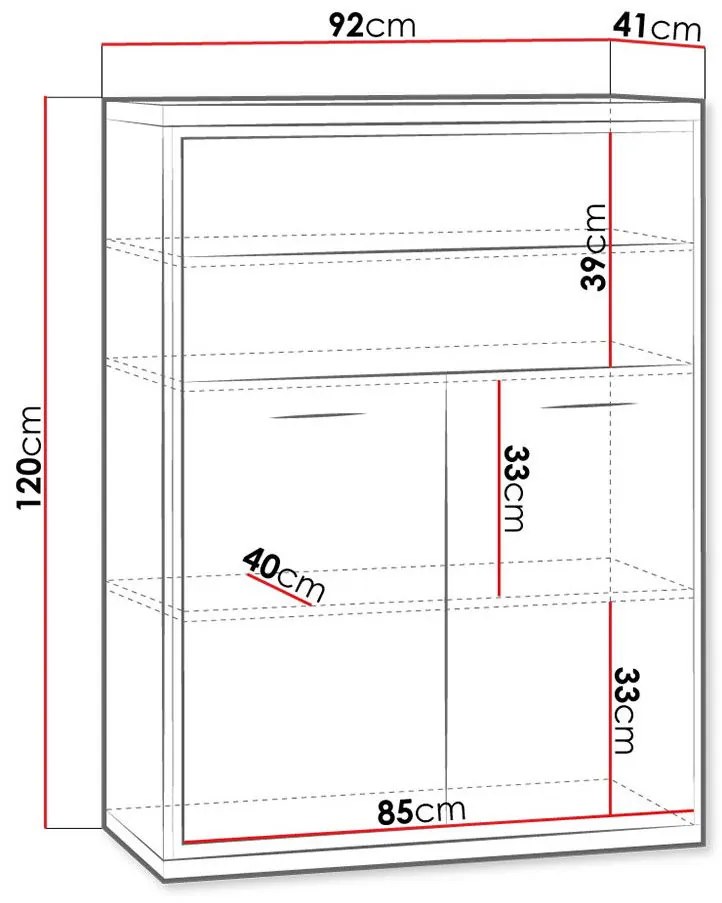 Μπουφές Mediolan AT06-Fusiko