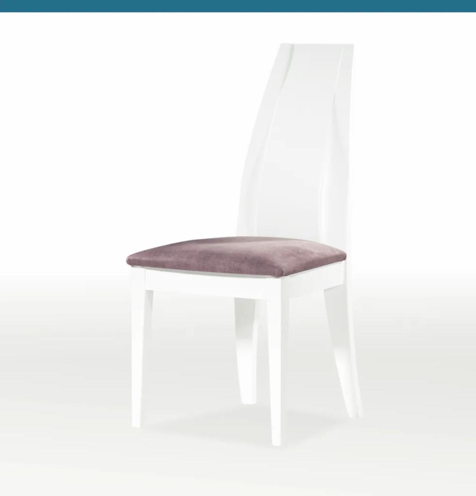 Ξύλινη καρέκλα Aurelia άσπρο-καφέ 101,5x46x44x43cm, FAN1234