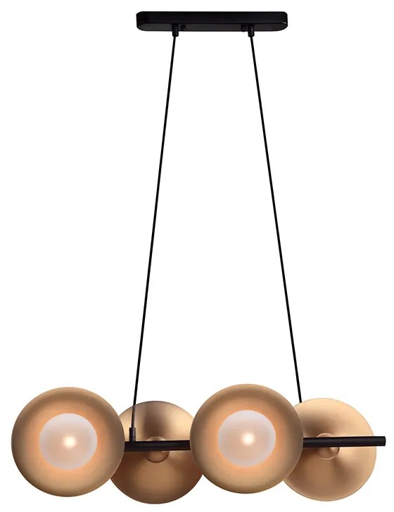 Φωτιστικό Οροφής Πολύφωτο Aca Layla HL4324P68BB Brass