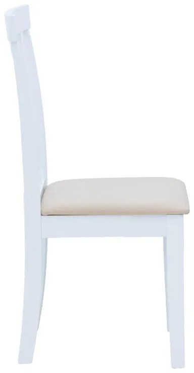 Καρέκλα Houston σε λευκή απόχρωση 40x49x94εκ 2αδα 40x49x94 εκ.