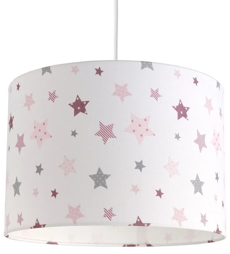 Παιδικό Φωτιστικό Κρεμαστό Hesperis Kids Little Stars 35x24cm Ε27 Pink Veis