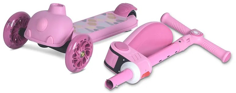 Πατίνι Scooter Jetster Plus Τρίτροχο Με Κάθισμα  Pink  10390240003  Lorelli