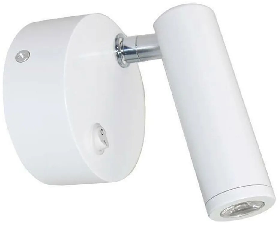 Φωτιστικό Τοίχου - Σποτ Led SF151AMW 3W 210Lm 4.000Κ 230V Inyoka2 White Aca Decor Metal