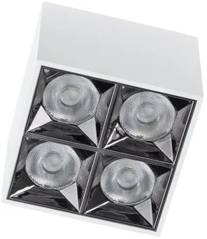Σποτ Φωτιστικό Οροφής 4xLED 16W 3000K Midi Led Nowodvorski-10047-Λευκό 10047