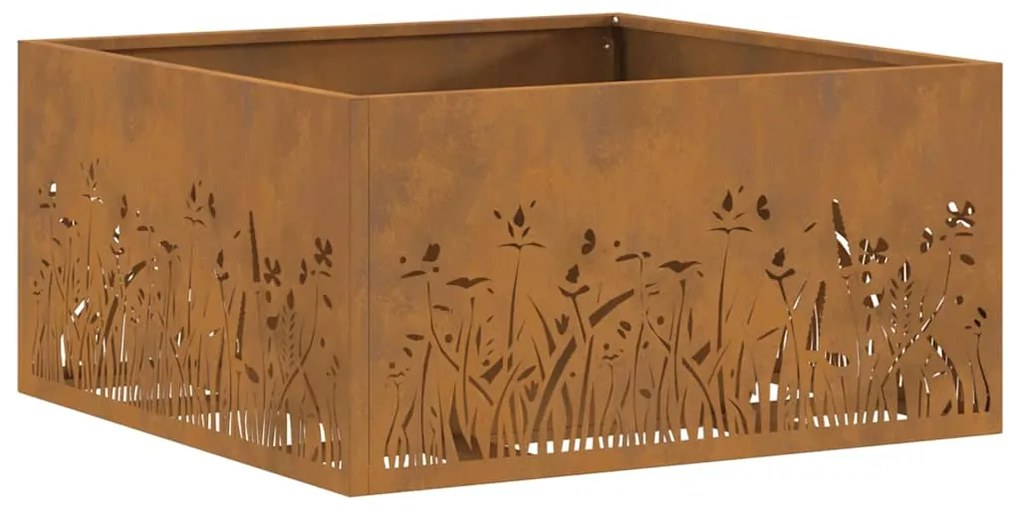 vidaXL Φωτιά Καφέ 60 x 60 x 30 cm Ατσάλι σκληρυθέν στον αέρα