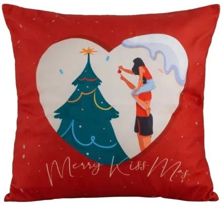 Διακοσμητικό Μαξιλάρι MERRY KISS ME