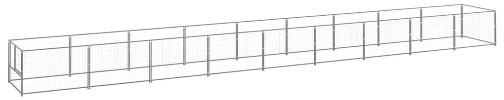 Σπιτάκι Σκύλου Ασημί 9 μ² Ατσάλινο