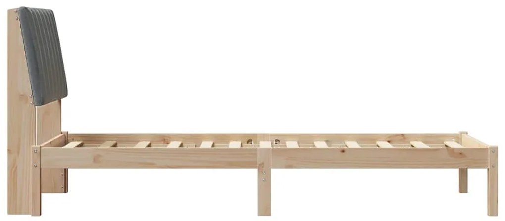 vidaXL Σκελετός Κρεβατιού Καφέ 80 x 200 cm Στερεά ξυλεία πεύκου