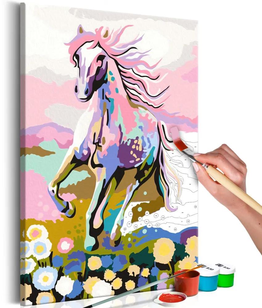 Ζωγραφική με αριθμούς Παραμυθένιο Άλογο - 40x60