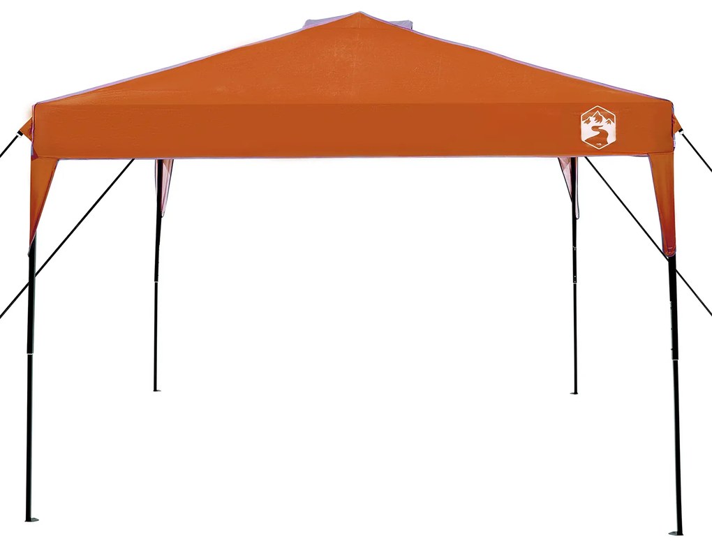 vidaXL Σκηνή Σκίασης Πορτοκαλί 300 x 300 x 227 / 236 / 245 εκ