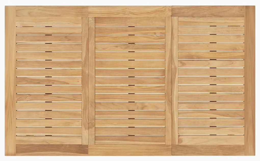 vidaXL Τραπέζι Batavia 85 x 85 x 75 εκ. από Μασίφ Ξύλο Teak