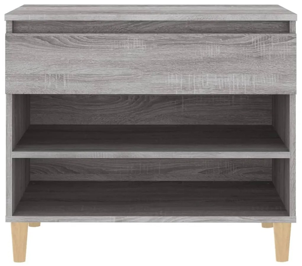 vidaXL Παπουτσοθήκη Γκρι Sonoma 70x36x60 εκ. από Επεξεργασμένο Ξύλο