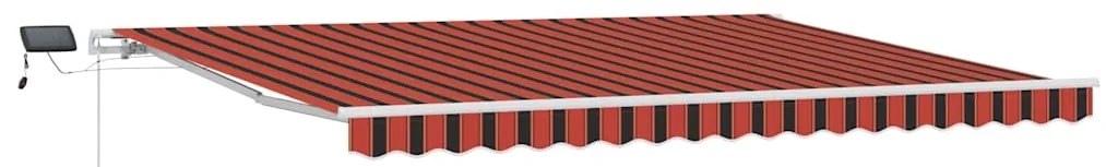 vidaXL Σκηνίτσα Αναδιπλούμενη with 450 x 300 εκ πορτοκαλί και καφέ