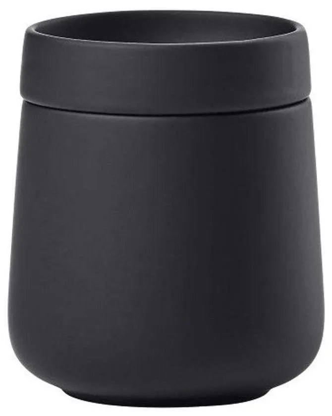 Δοχείο Αποθήκευσης Για Μπατονέτες Nova One 28160 8,4x10cm Black Zone Denmark Ceramic