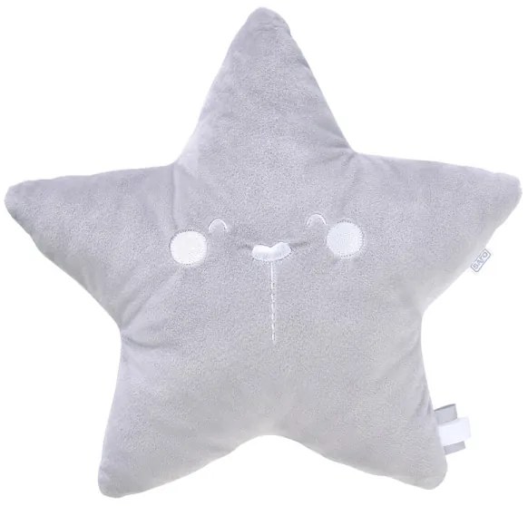 Διακοσμητικό Μαξιλάρι Saro Διπλής Όψης Grey Star