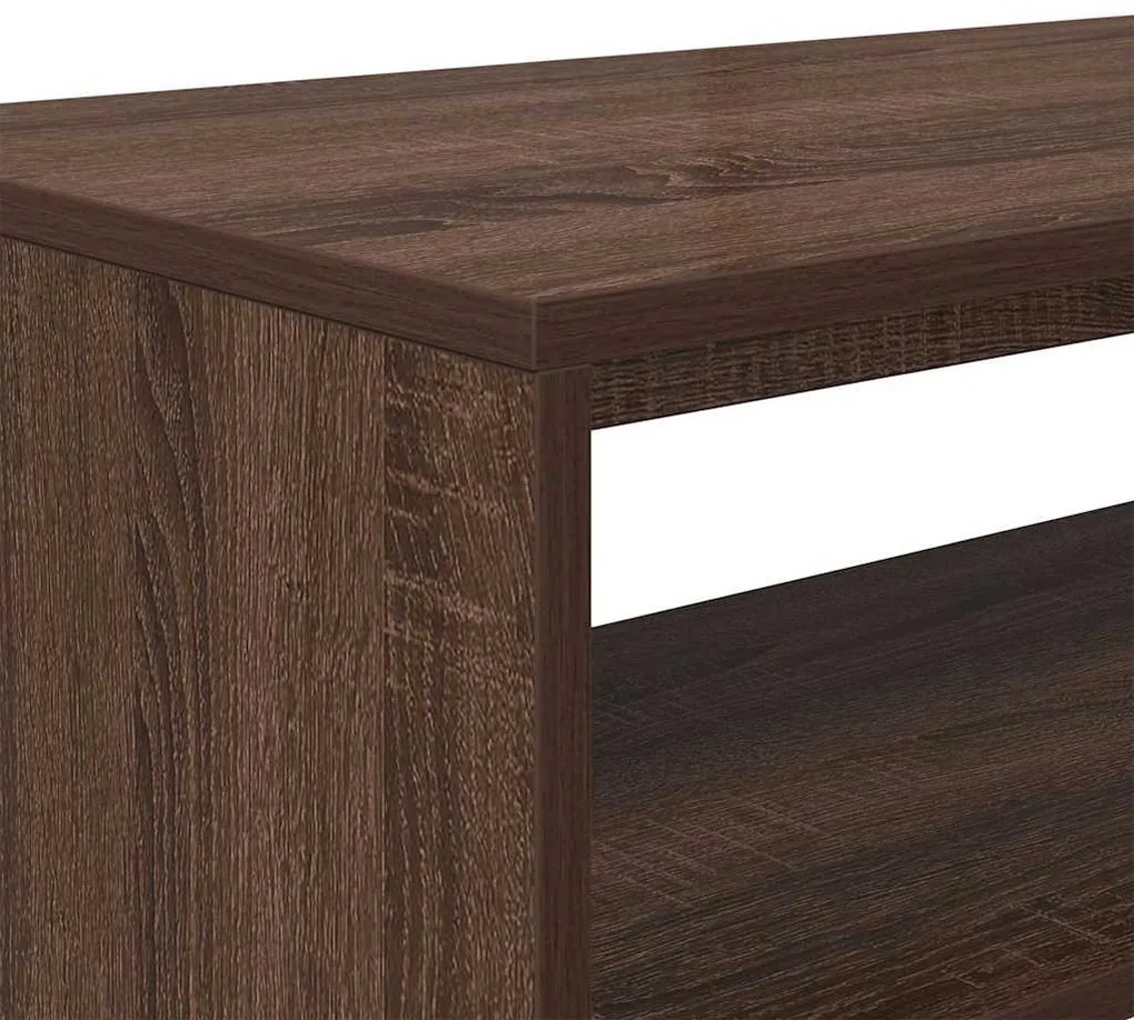 Ντουλάπι τηλεόρασης καφέ δρυς 60x40x40 cm Ξύλινη κατασκευή - Καφέ