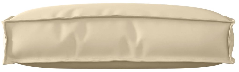 vidaXL Μαξιλάρι Παλέτας για Πλάτη Μπεζ 60x40x12 εκ. Ύφασμα Oxford