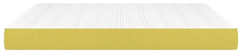 vidaXL Στρώμα με Pocket Springs Πράσινο 180x200x20 εκ. Υφασμάτινο