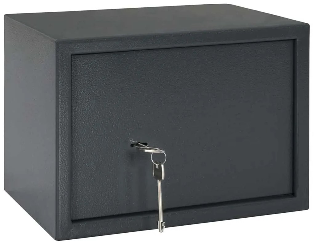vidaXL Χρηματοκιβώτιο Σκοτεινό γκρίζο RAL7016 25 x 35 x 25 εκ Ατσάλι