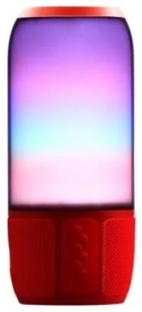 Επιτραπέζιο φωτιστικό LED Ηχείο Bluetooth 2x3W RGB με USB και TF Card Κόκκινο 8571 VTAC-8571-Κόκκινο 8571