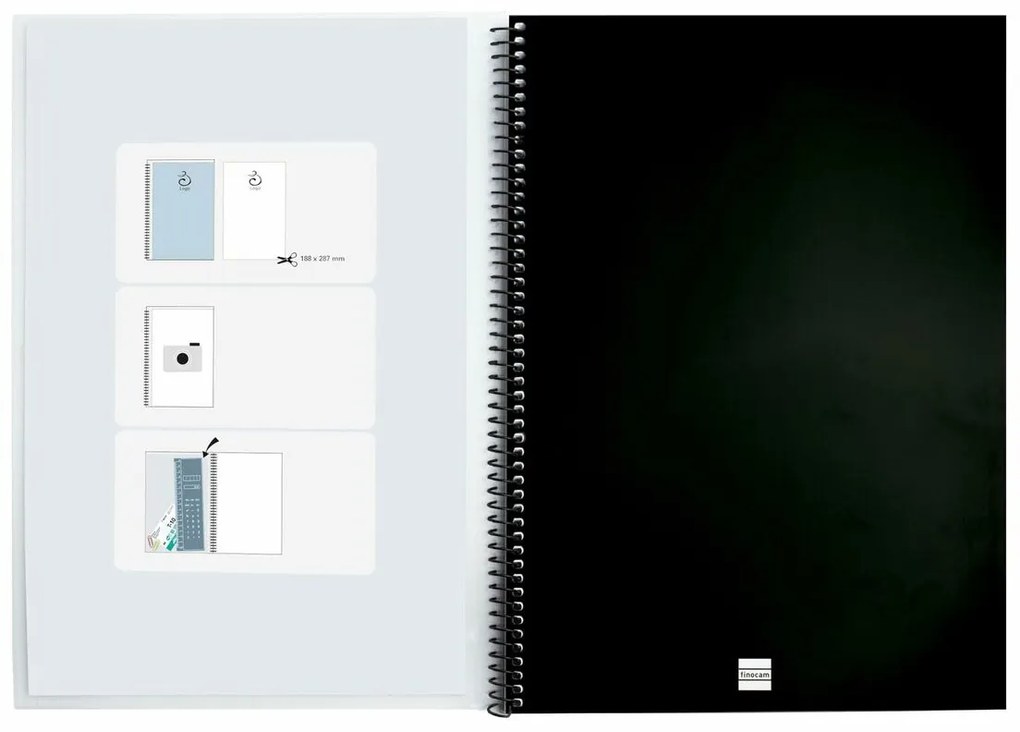 Ατζέντα Finocam A4 21 x 29,7 cm 2026 Προσαρμόσιμα