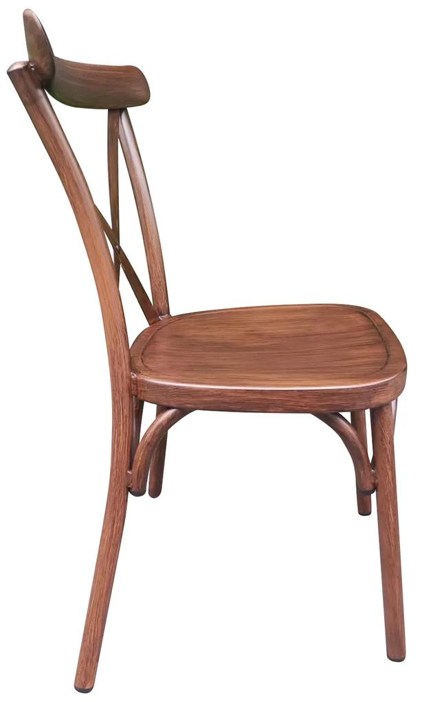 Καρέκλα Κήπου CHAD Μπαμπού Αλουμίνιο 44x52x87cm - Αλουμίνιο - 14840061