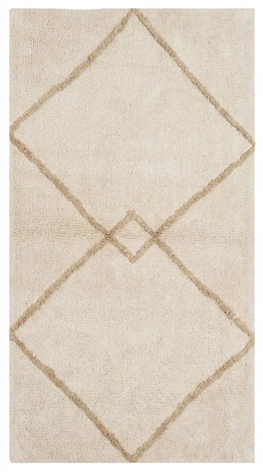 Πατάκι Μπάνιου Veda 12 Beige Kentia 50 X 80 100% Βαμβάκι