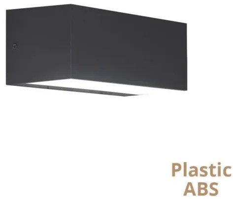 Απλίκα Φωτιστικό Τοίχου LED Μαύρο Amelia 4257100 Viokef-4257100-Μαύρο 4257100