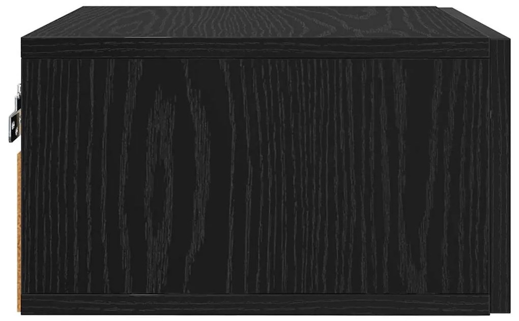 vidaXL Κομοδίνο Μαύρη δρυς 35 x 35 x 20 εκ Επεξεργασμένο ξύλο