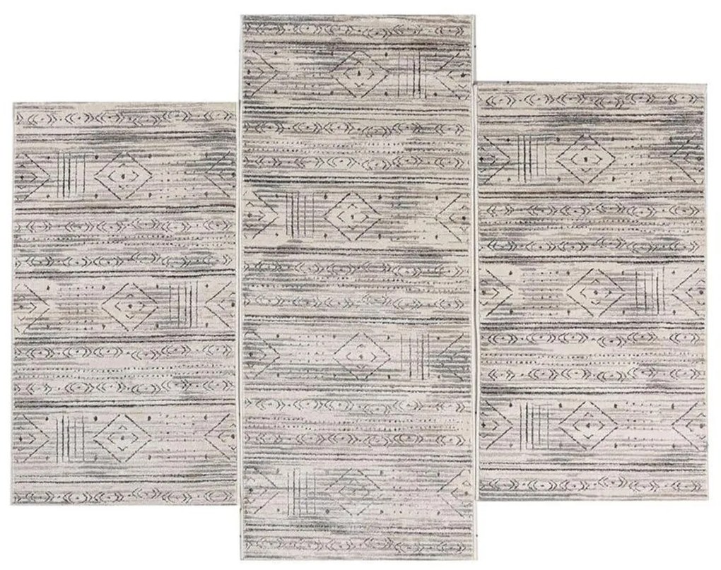 Χαλιά Κρεβατοκάμαρας (Σετ 3τμχ) Polcarpet Giza Cairo 54016 Beige