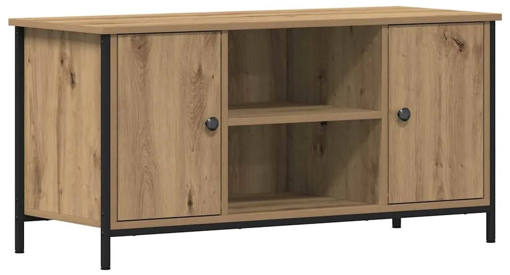 vidaXL Ντουλάπι TV artisan δρυς 100 x 40 x 50 cm Επεξεργασμένο ξύλο