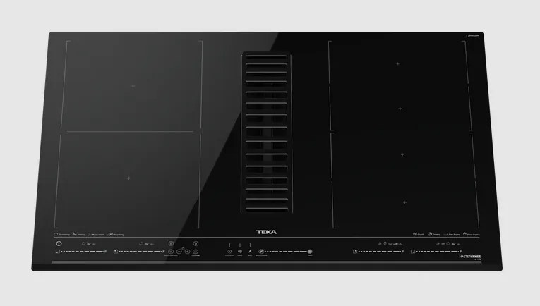 Teka MasterSense Air AFF 87601 MST Επαγωγική Εστία με ενσωματωμένο απορροφητήρα 80cm Μαύρη