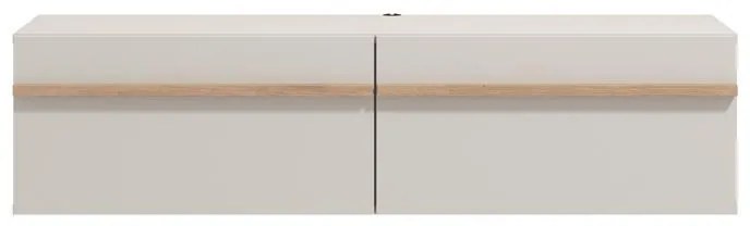 Έπιπλο τηλεόρασης ARLES 128 2K2V Cashmere - Artisan Oak 128x42x32εκ. 128x42x32 εκ.