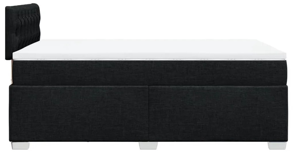 Κρεβάτι Boxspring με Στρώμα Μαύρο 120x190 εκ. Υφασμάτινο 3288136