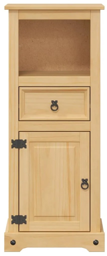 vidaXL Ντουλάπι Μπάνιου Corona 45x33x110 εκ. από Μασίφ Ξύλο Πεύκου
