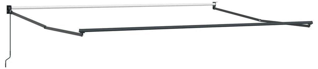 vidaXL Μηχανοκίνητη Ανασυρόμενη Τέντα Λευκή 450x300 εκ.