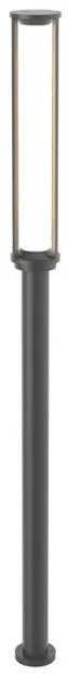 Επιδαπέδιο Φωτιστικό LED 17W IP65 3000K Σκούρο Γκρι E348 Zambelis-E348-Ανθρακί E348