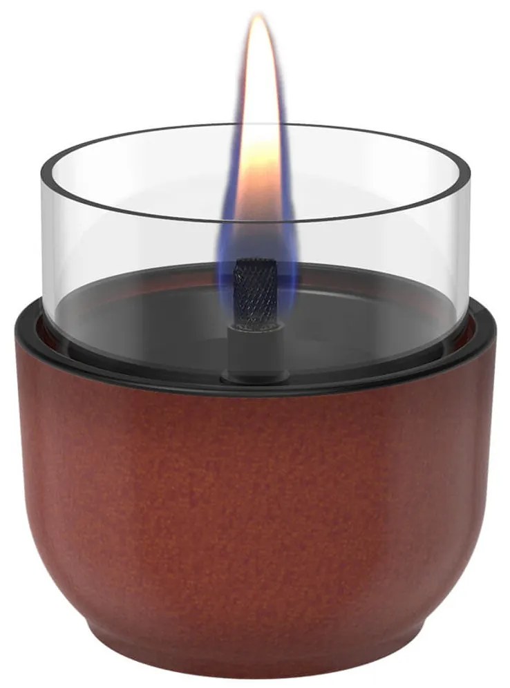 Επιτραπέζια Εστία Φωτιάς Violet 8 Reactive Glaze Tenderflame με διάρκεια καύσης 3 - 4 ώρες, χωρητικότητα δεξαμενής 150ml και διαστάσεις 8.3x8cm - Ambe