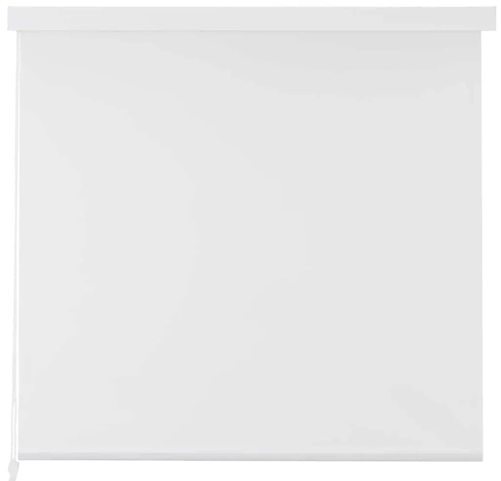 vidaXL Κουρτίνα Μπάνιου Ρολό Λευκή 160 x 240 εκ.