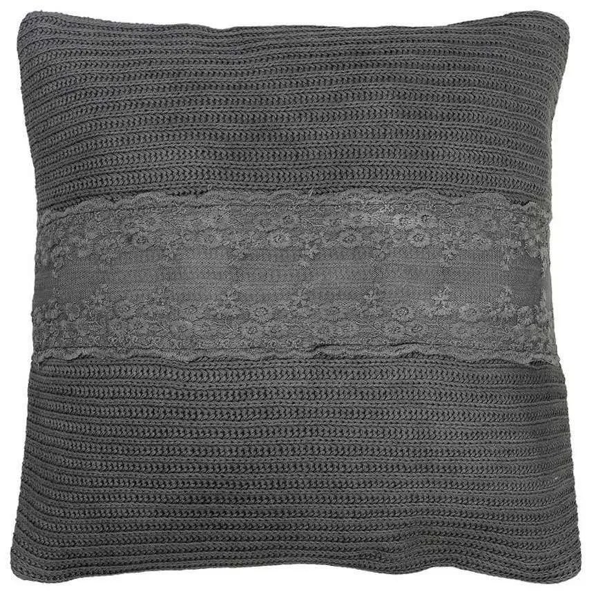 Μαξιλάρι Καναπέ ARF203 45x45cm Grey Espiel 45X45 100% Βαμβάκι