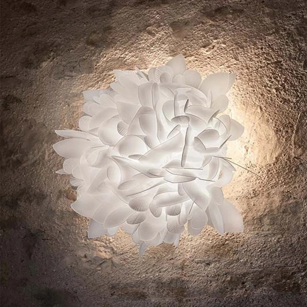 Φωτιστικό Οροφής - Τοίχου Veli Foliage Mini White Decor Slamp Πλαστικό