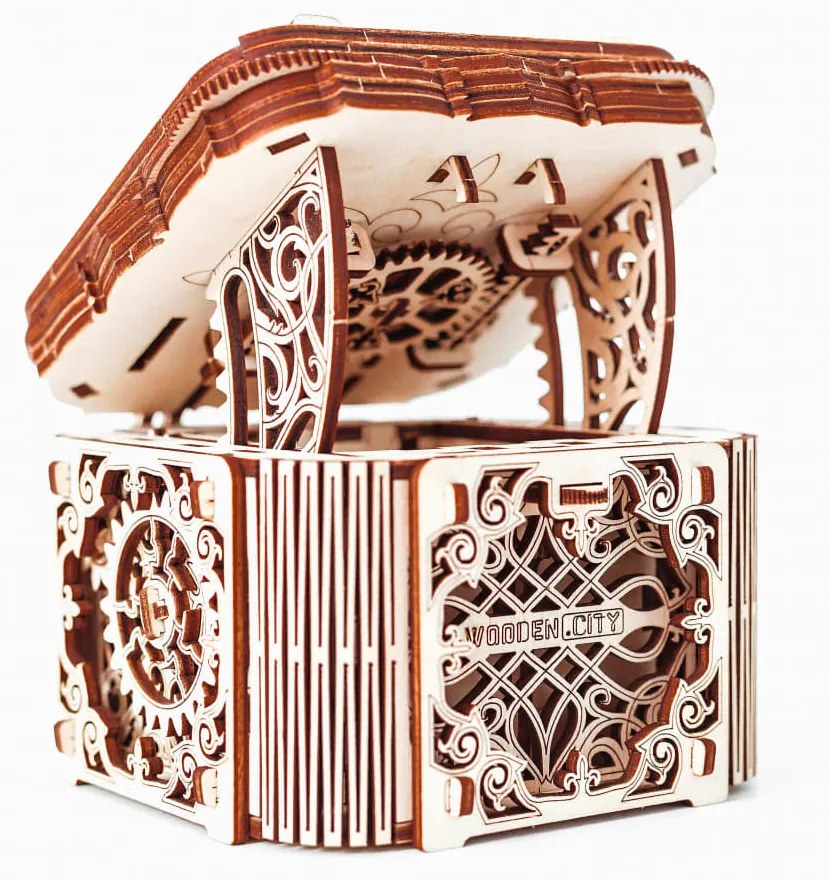 WOODEN CITY 425880 Wooden Scale Model Kit Mystery Box