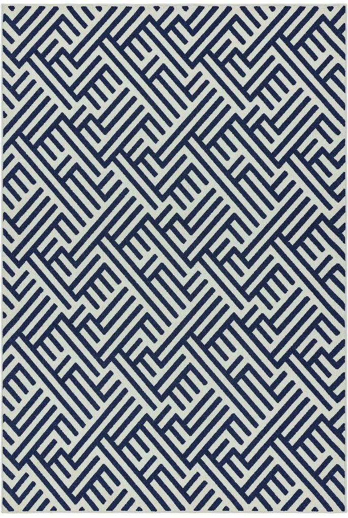 Χαλί Antibes Linear Blue-White Asiatic London 200X290cm